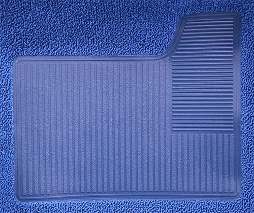 Replacement Auto Carpet Floor Liner - Molded Loop - fits 1967-1969 Pontiac Firebird (Medium Blue)