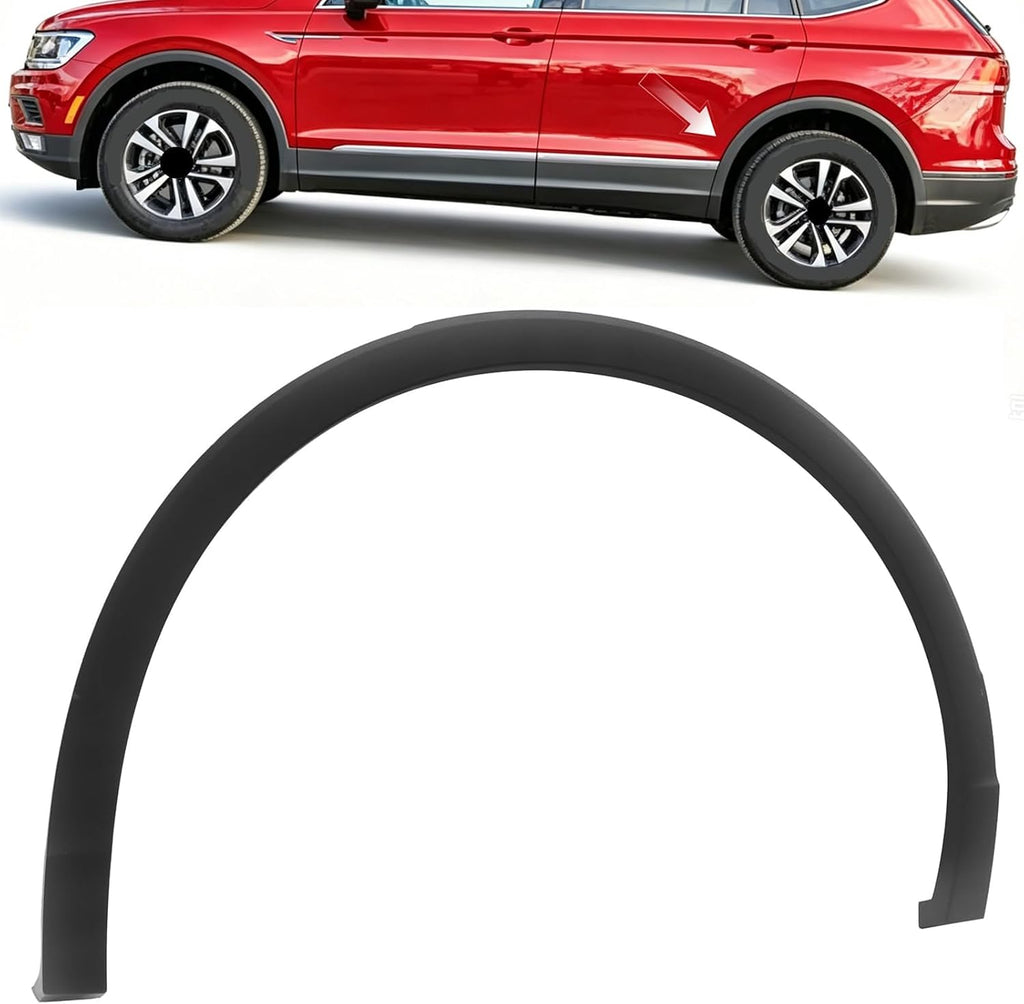 Wheel Flare Molding Trim Fit for Volkswagen VW Tiguan 2018 2019 2020 2021 2022 2023 Wheel Cover 5NN854819A9B9 (Rear Left Driver Side)