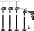 Garvee RV Slide Out Support Jacks (Set of 4) - 20,000lb Heavy Duty Rv Stabilizer Jacks Support, 21"-49" Quick-Lift Adjustable - Power Drill & Hand Crank Compatible for Campers, Travel Trailers & RVs