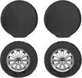 KALINCO RV Tire Covers 4 Pack, Waterproof Wheel Cover, Anti-UV Sun Rain Snow Tire Covers for Travel Trailer Truck RV SUV Camper