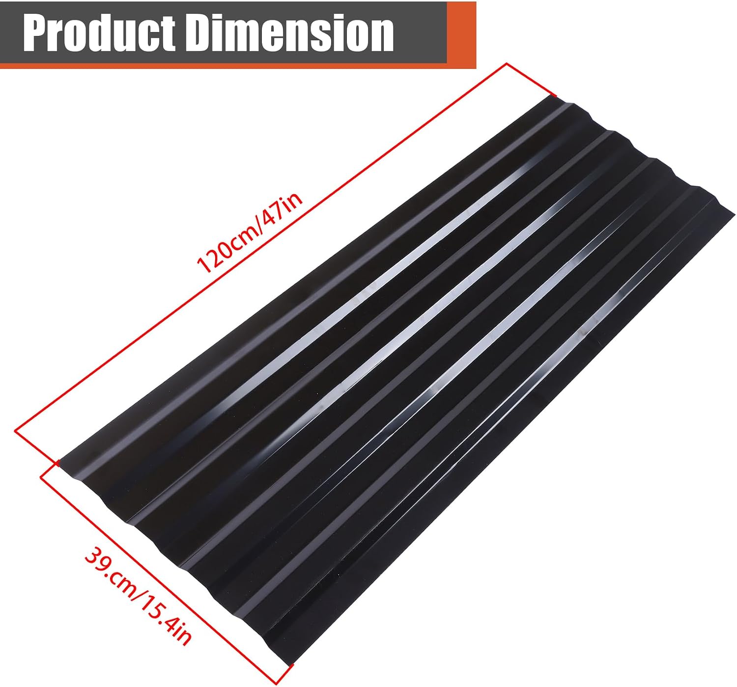 labwork Steel Truck Bed Floor Patch Panel Black 2Pcs Replacement for F250 F350 F450 1999-2016 926-881