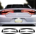2pcs for Dodge Charger 2015-2023 Tail Light Race Track Bat Vinyl Overlay Decal Cover Gloss Black, for Dodge Charger Exterior Accessories, Compatible with 2015 2016 2017 2018 2019 2020 2021 2022 2023