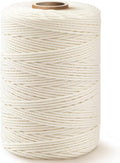 SMART&CASUAL 600 Feet 2mm Cotton Butcher Twine String Soft Food Safe for Cooking Craft Baker Kitchen Meat Turkey Sausage Roasting Gift Wrapping Gardening Crocheting Knitting