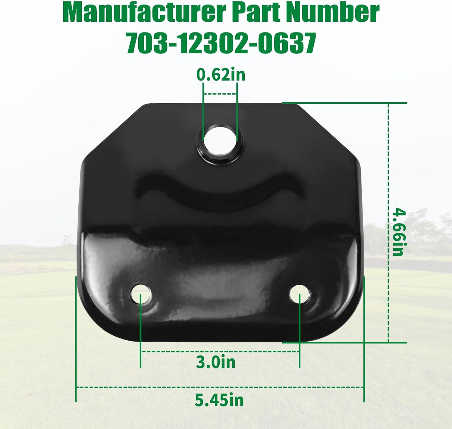 703-12302-0637 Hitch Plate Compatible with Cub Cadet ZT1 ZT2 ZT3 Heavy Duty Zero Turn Mower, Universal Towing Hitch Kit Fit for Cub C-ated Ultima ZT1 42 46 50 54 ZT2 & ZT3 Lawn Mower Trailer Tow Hitch