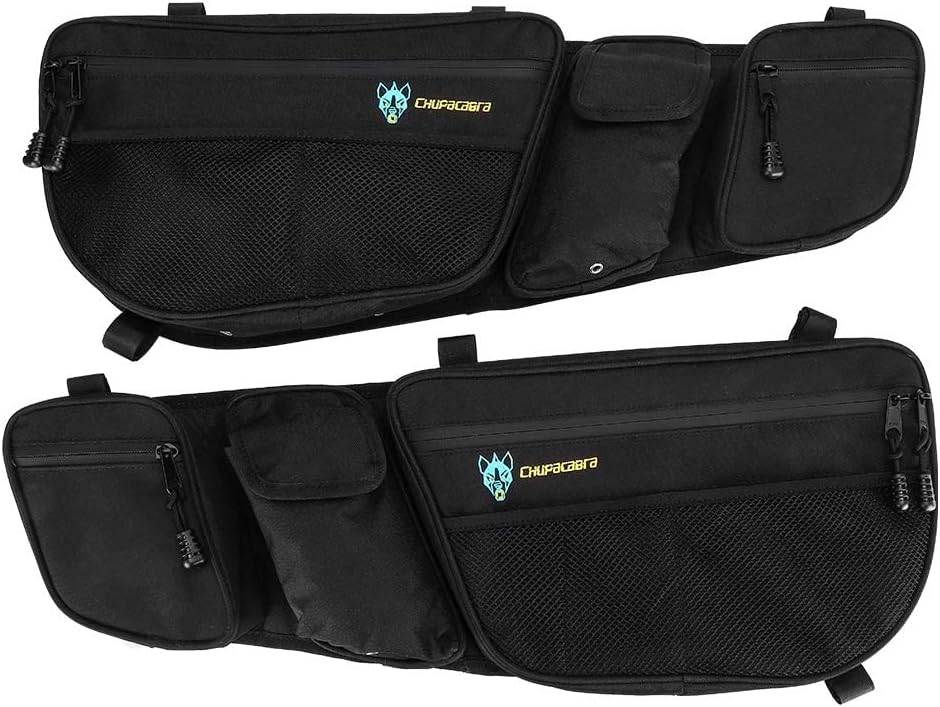 Chupacabra Offroad X3 Front Door Bags - Maverick X3 MAX Turbo R X DS RS RR XMR XRC 2017 2017-2022 Door Storage Bags (Driver and Passenger Side Door Bags)