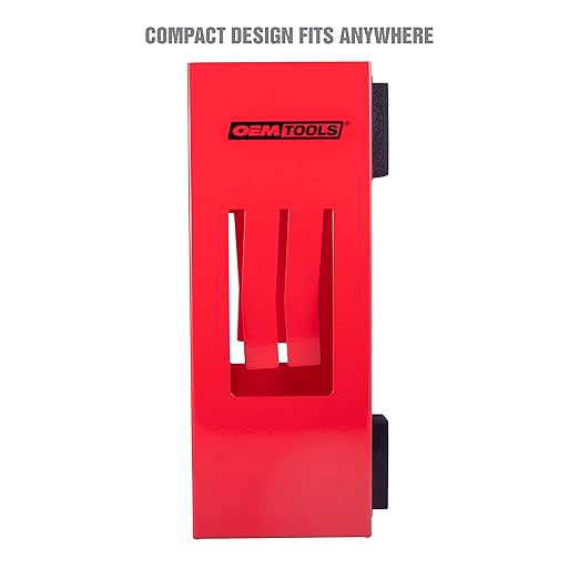 OEMTOOLS 23123 Red Magnetic Glove Dispenser, Disposable Gloves Box Holder - Image 4