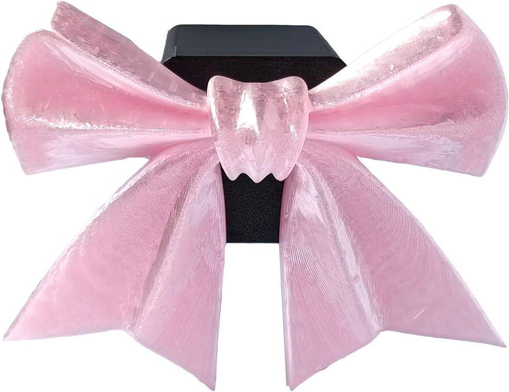 Pink Bow Trailer Hitch Cover for 2” Receiver – Cute Truck Accessory, Multiple Pin Positions, 3D Printed