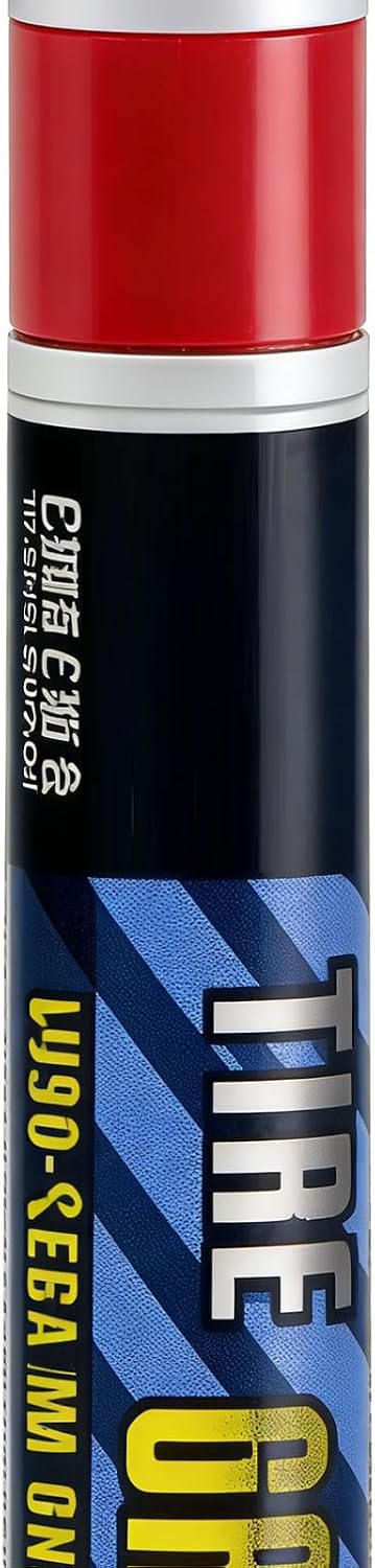 Tire Paint Marker,DIY Car Tyre Decoration Supplies - Tyre Lettering Paint Pen - for Drivers Trucks RVs Motorcycles Detailers Shops Modifiers Racers Restorers Shows