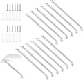 wire shelf support brackets, 16 inch wide closet, main product view