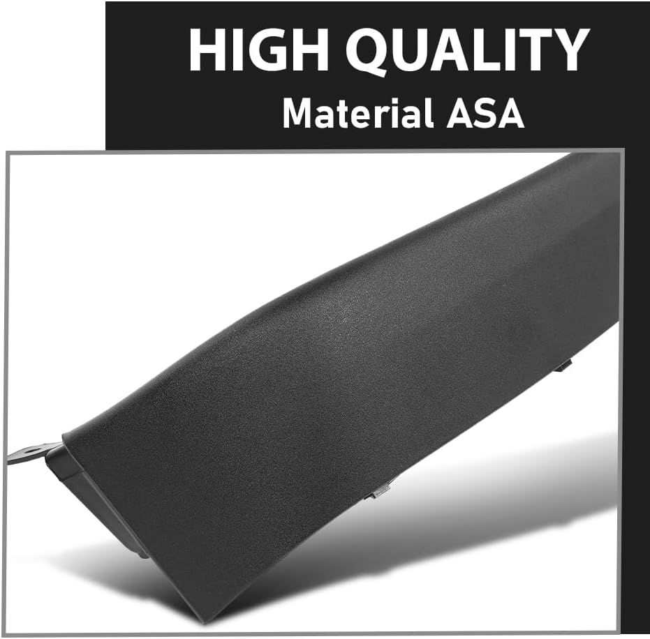 G-PLUS Fender Wheel Flare Molding Trim Arch Left Rear Compatible with Tesla Model X 2016-2021 1032529000E, JYH8583MBKL, 103529000G, 1035290-00-G,1035290-00-E Black
