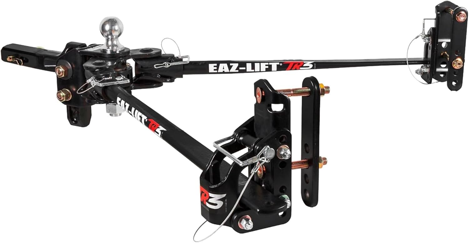 Camco Eaz-Lift TR3 Weight Distribution Hitch Kit with Dynamic Sway Control, 1000 lb