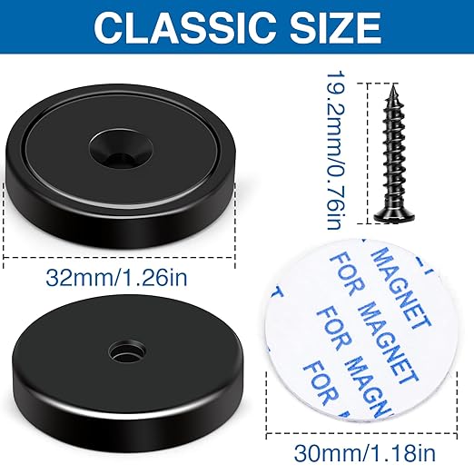 LOVIMAG Magnets with Holes, 110 lb+ Waterproof Strong Neodymium Cup Disc - Image 2