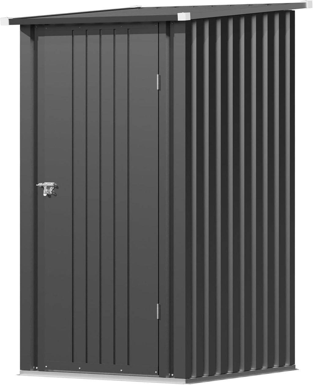 Devoko 3x3 FT Outdoor Storage Shed, Small Garden Tool Shed