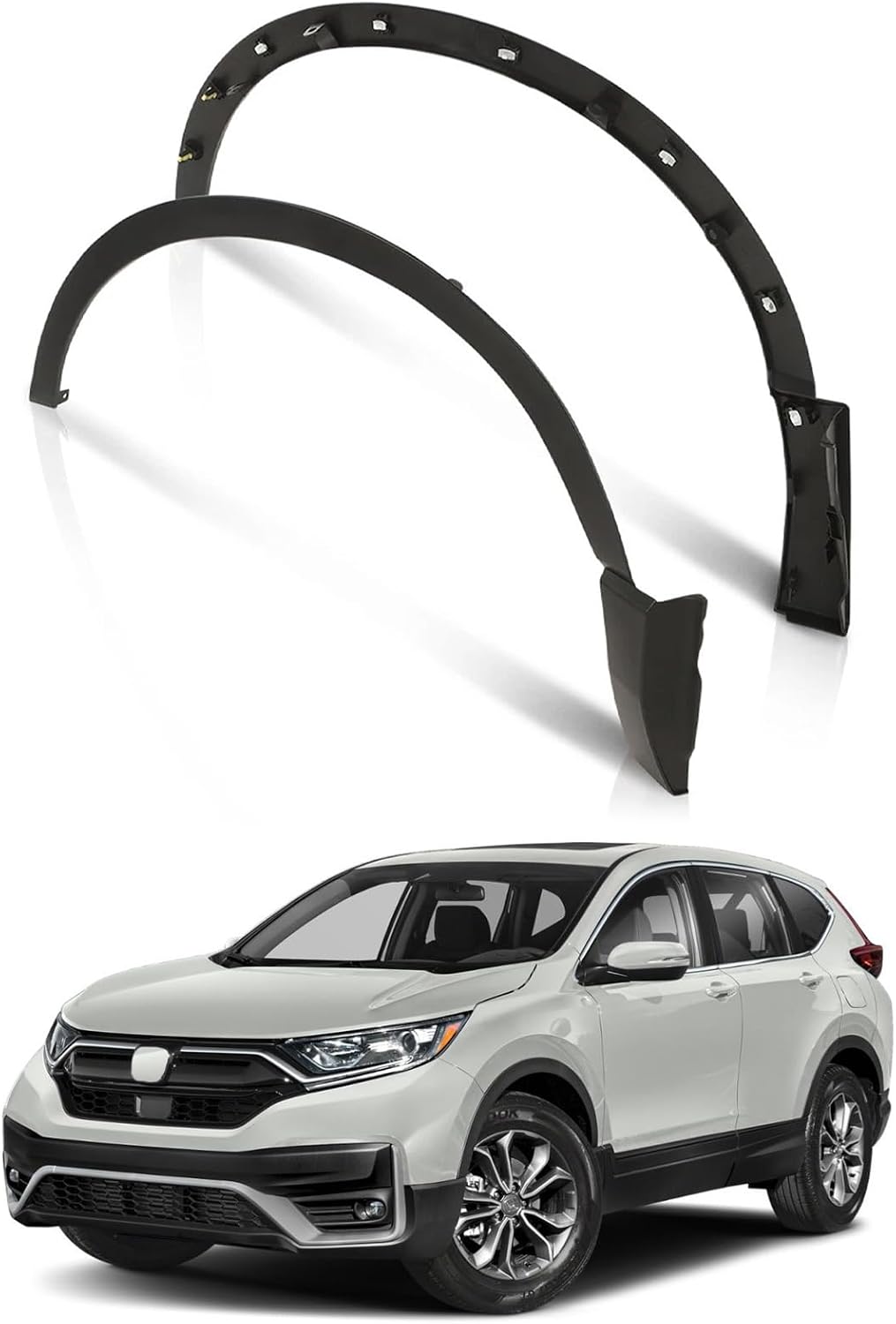 Front Fender Trim Wheel Arch Molding Fit For 2017-2022 H0nda CR-V 74115TLAA02, 74165TLAA02 Left+Right