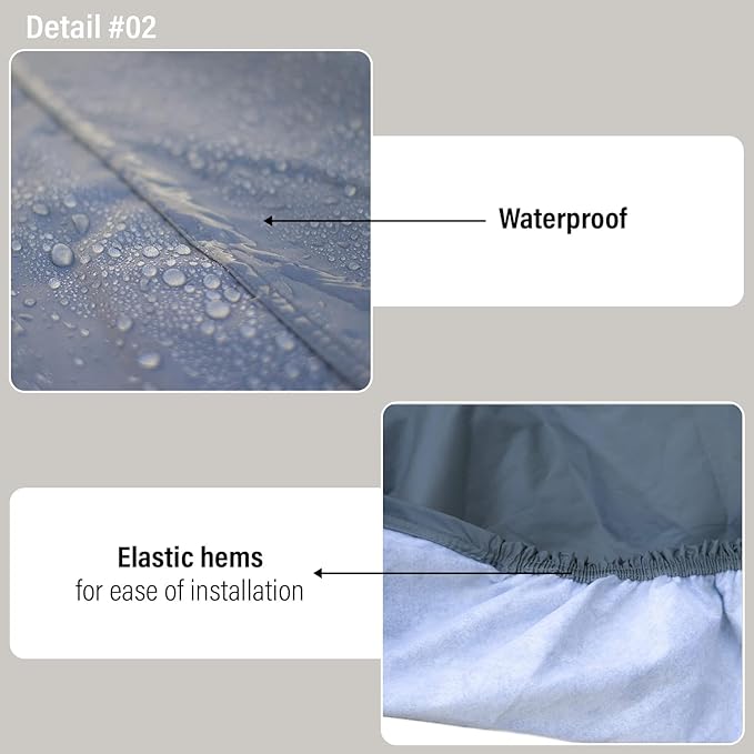 Supreme Full Car Cover – for Pontiac Safari 1965 Station Wagon 4-Door Semi - Image 6