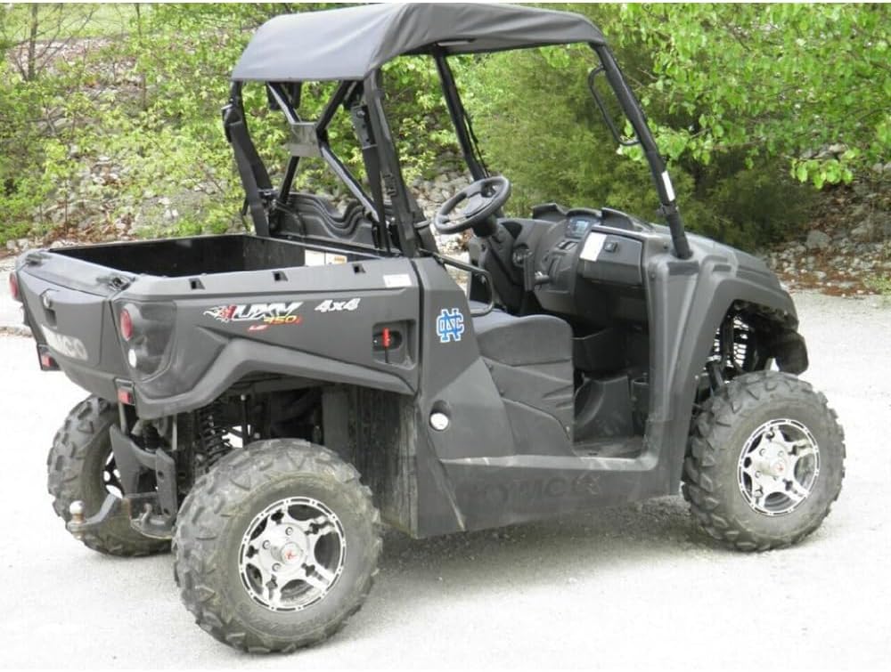 KYM450-TCA-BLK heavy-duty Soft Top Enclosure for 2015-2022 Kymco UXV 450i Models