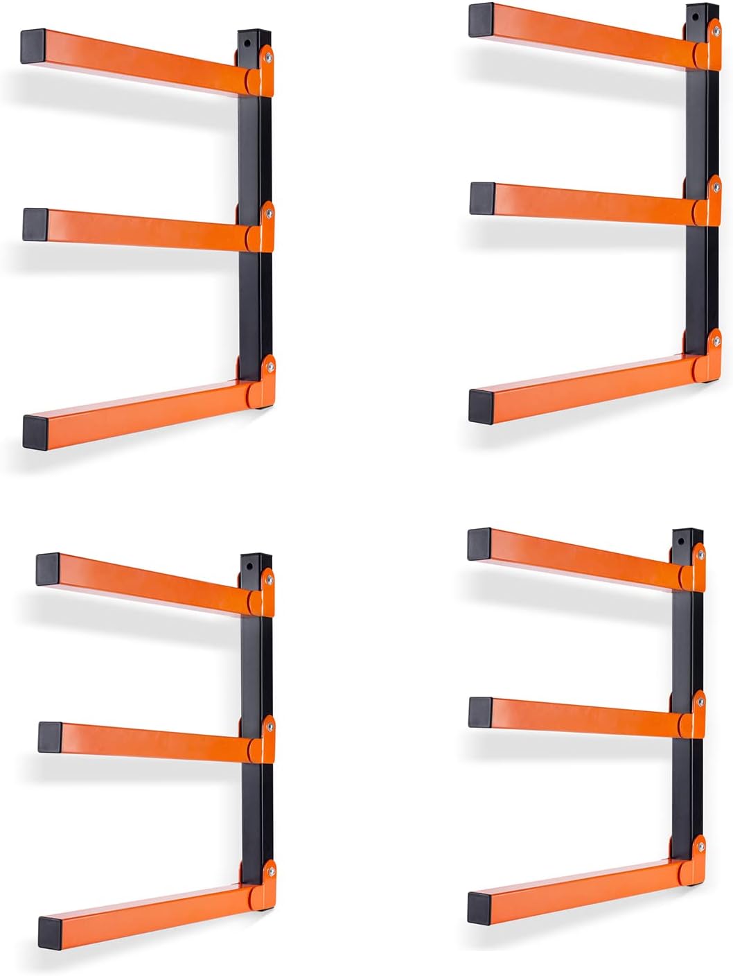 ultrawall wall mount wood organizer and lumber storage shown in use