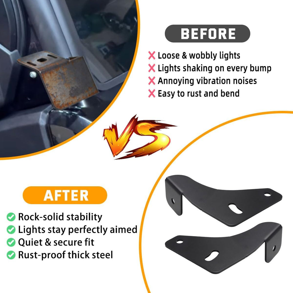 for 2024-2025 CF Moto U10 Pro Front Light Pod Mount, Heavy Duty Metal Light Mounting Bracket