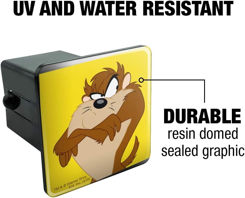 GRAPHICS & MORE Looney Tunes Taz Tow Trailer Hitch Cover Plug Insert
