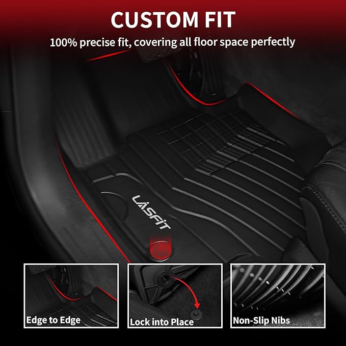 LASFIT Floor Mats & Cargo Mat for Mercedes Benz GLE SUV 2020-2026 350/450 / - Image 2
