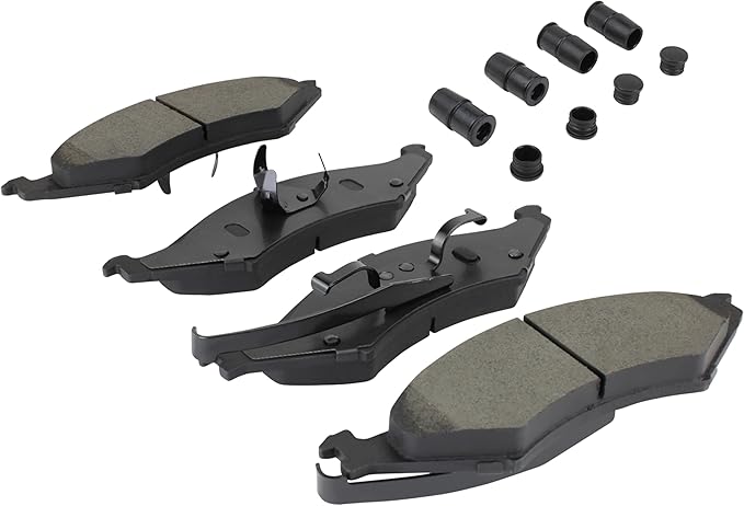 Premium Semi-Metallic Front Brake Pads Compatible - Image 2