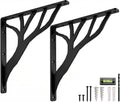 rustic tree black heavy duty shelf brackets 12, main product view