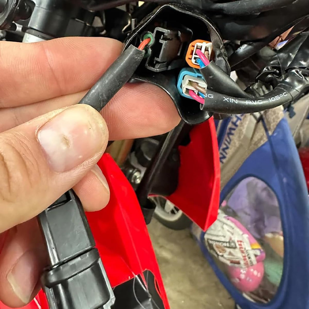 Motorcycle Dual Port USB QC3.0 and Type-C PD Charger Power Adapter Kit Compatible with Honda CRF300L / CRF300LS / Rally (2021-Current) Accessory Kit w/Harness, Direct Fit Plug