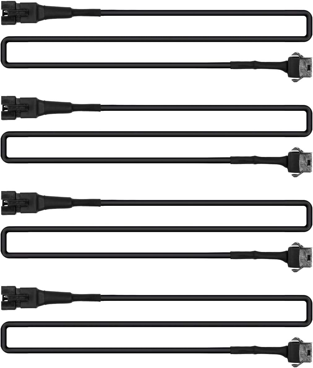 YiLaie 4 PCS 47 inch Extension Cables for Use with LED Rock Lights, RGB NEON Accent Kits for LED Motorcycle ATV, SUV Car Light Multi-Color Neon Strip (4pcs)