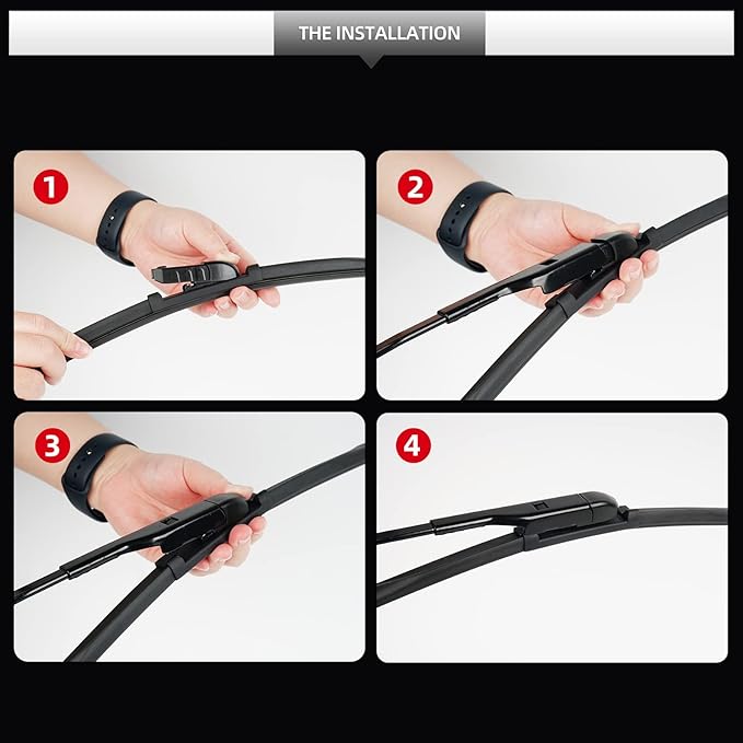 Replacement for BMW X1 2016-2022 Windshield Wiper Blades, 3 Pieces of Car Front - Image 5