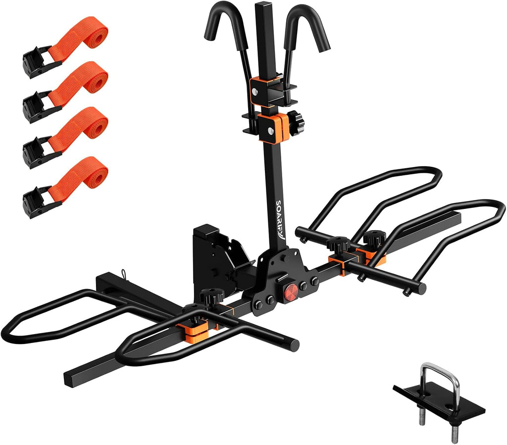 Platform 2 EBike Rack for Car Hitch Bike Rack for SUV RV Trucks Carrier Bicycle