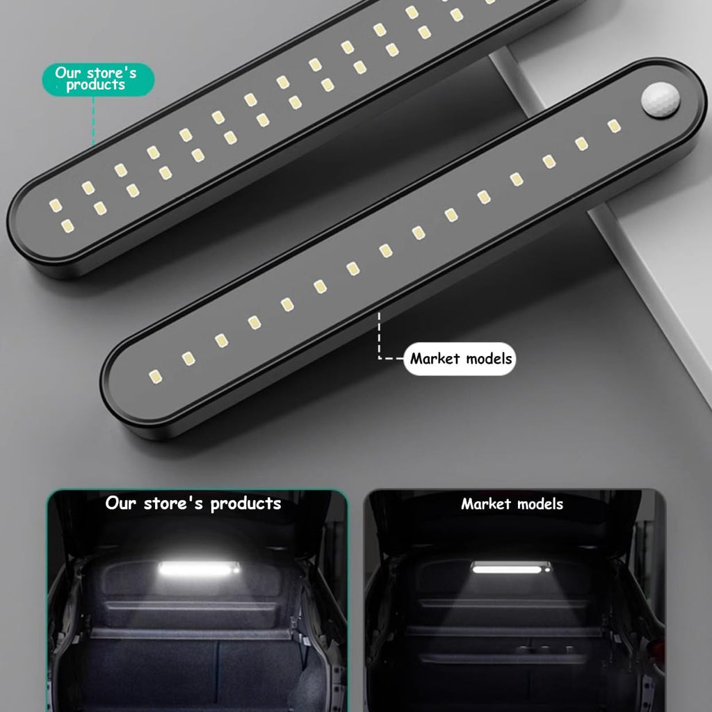 Trunk Light for Porsche Taycan 2019–2025, Car Trunk Automatic Sensor Light Led Light Usb Charging Car Dome Light Easy Install Magnetic Portable,White Light