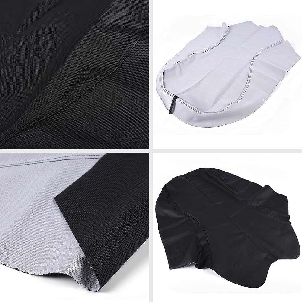 PIT66 Seat Cover, Compatible with Polaris Sportsman 550 850 XP 2009-2016 | Dustproof & Waterproof, Heavy Duty Black Synthetic Leather, ATV Seatcover, Fit Polaris Sportsman 550 850 XP 2009-2016