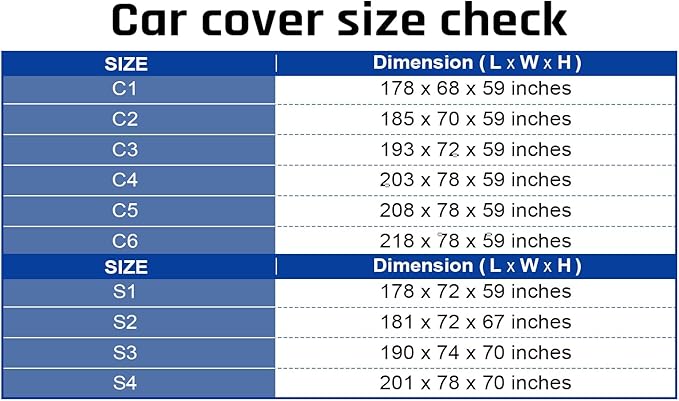 6 Layer Heavy Duty Car Cover Waterproof All Weather Protection - Image 6