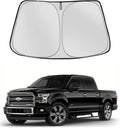 Truck Windshield Sun Shade Compatible with Ford F150 F-150 F250 F350 F450 1996-2024,Transit 2012-2024,Raptor Expedition 1997-2024,Escape 2013-2019 (Ford F150 1996-2026, 61.5 * 30inch)
