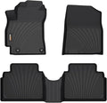 Binmotor- Floor Mats for Hyundai Elantra 2021-2025, Front & 2nd Row, TPE All by VisittheBinmotor