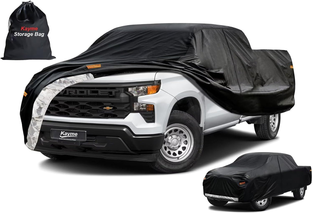 Kayme Truck Cover Custom Fit Chevy Silverado 1500 Extended Cab LB. Full