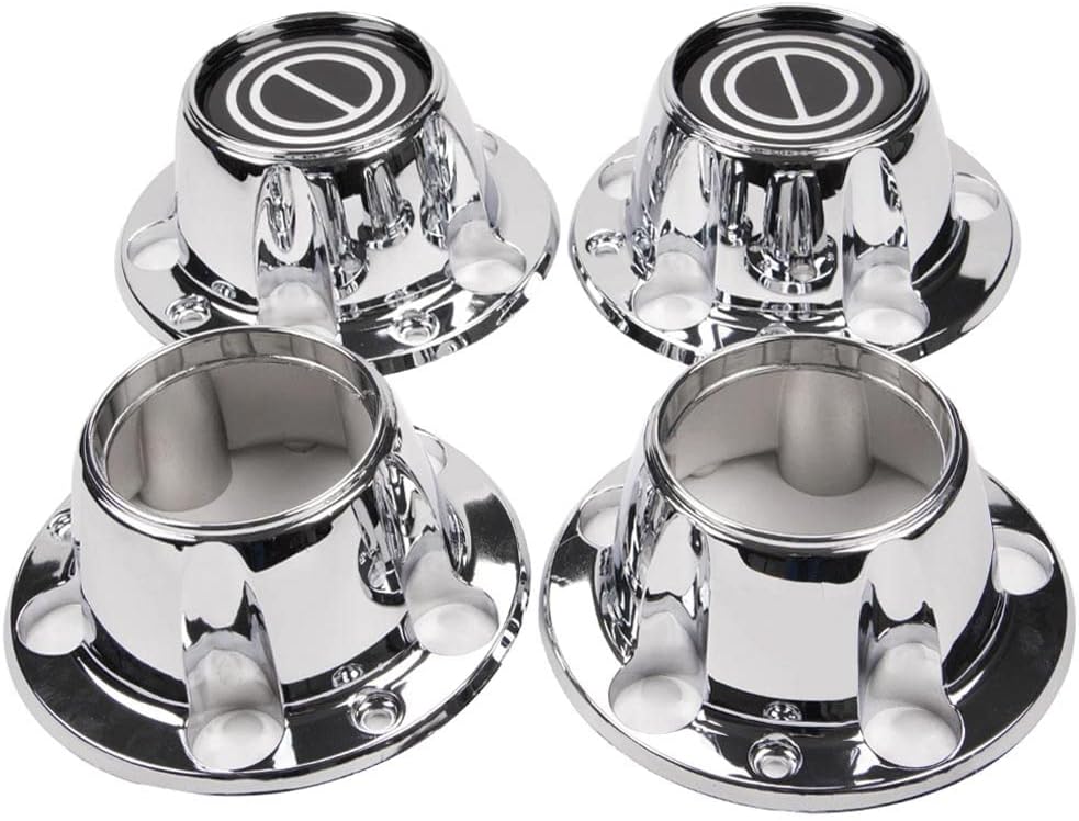 PIT66 Front & Rear Wheel Center Caps Compatible with Ford F150 1980-1996 4Pcs