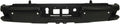Bumper Retainer Rear Black Asmbly Hitch for Chevy for GMC for Sierra 2500HD/3500HD 15-19