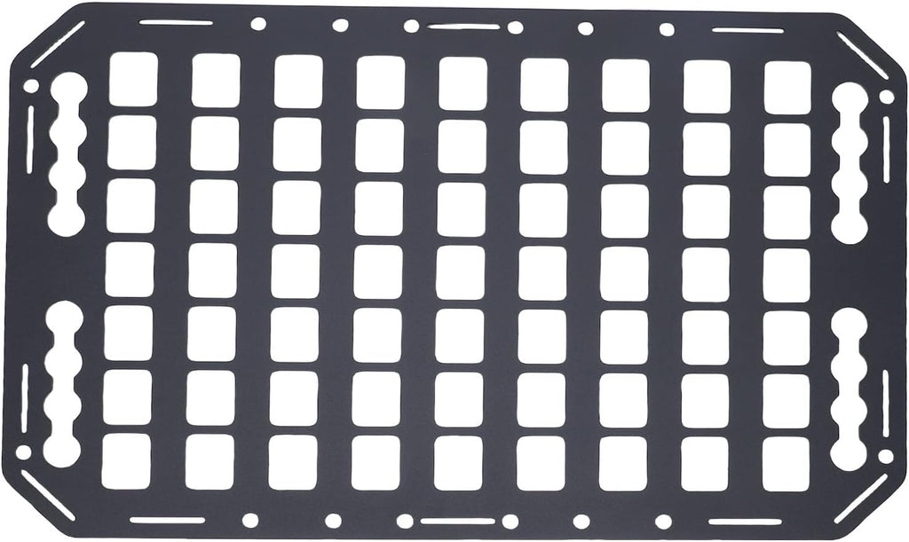 GOTOTOP Molle Panel, Aluminum Cargo Organizer with Versatile Storage, for SUV Truck RV Outdoor Gear