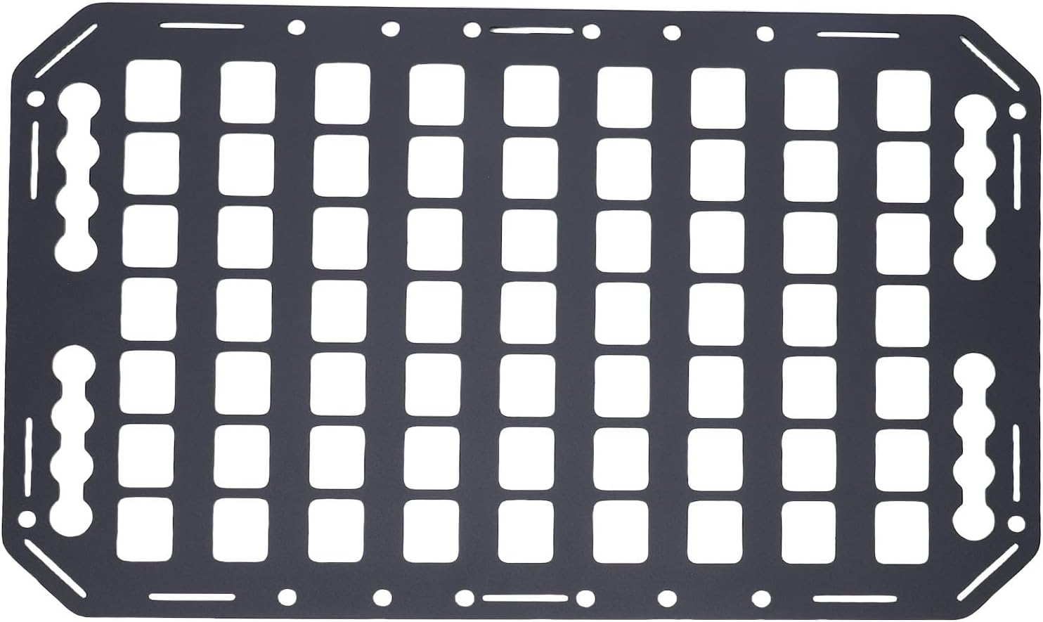 GOTOTOP Molle Panel, Aluminum Cargo Organizer with Versatile Storage, for SUV Truck RV Outdoor Gear