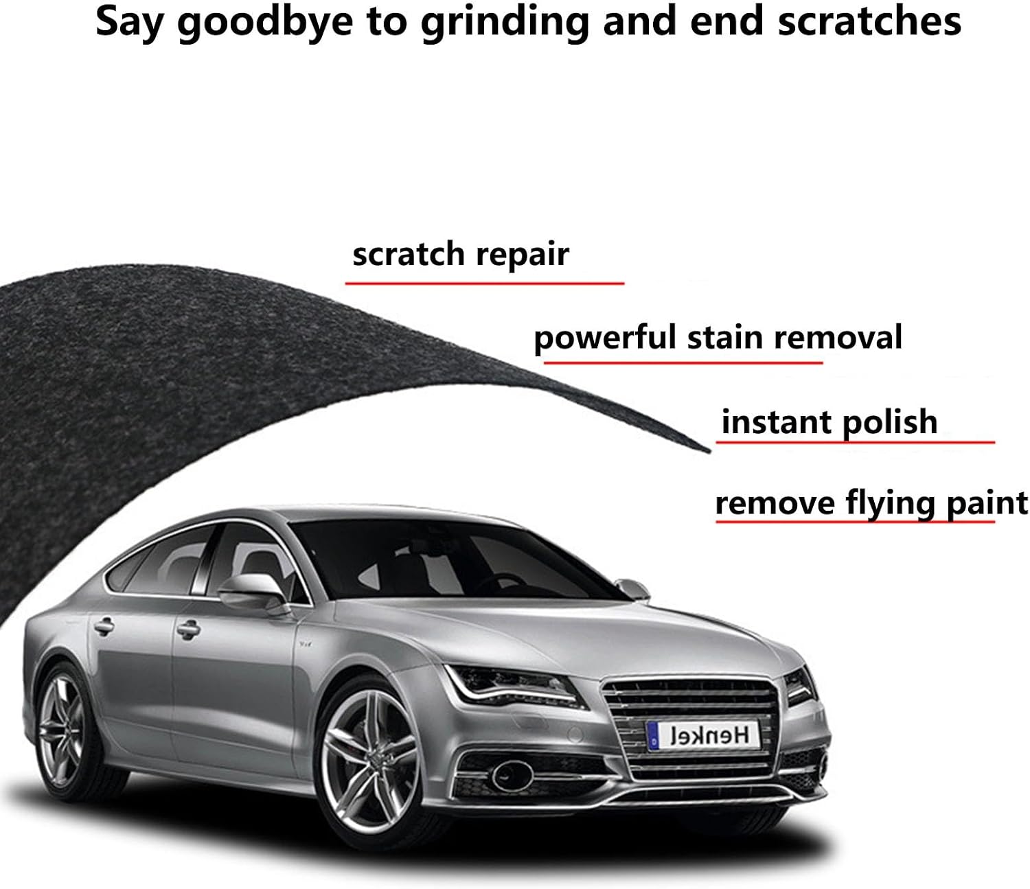 8Pack Nano Cloth Car Scratch Repair Nano Sparkle Cloth for Car Scratches Multi-Purpose Nano Cloth Erase Car Scratches Paint Residue Water Spots and Restore