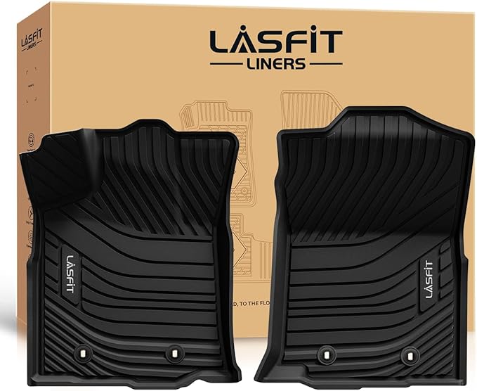 LASFIT Floor Mats for Toyota Tacoma 2016-2023 All Weather TPE Custom Floor by LASFIT