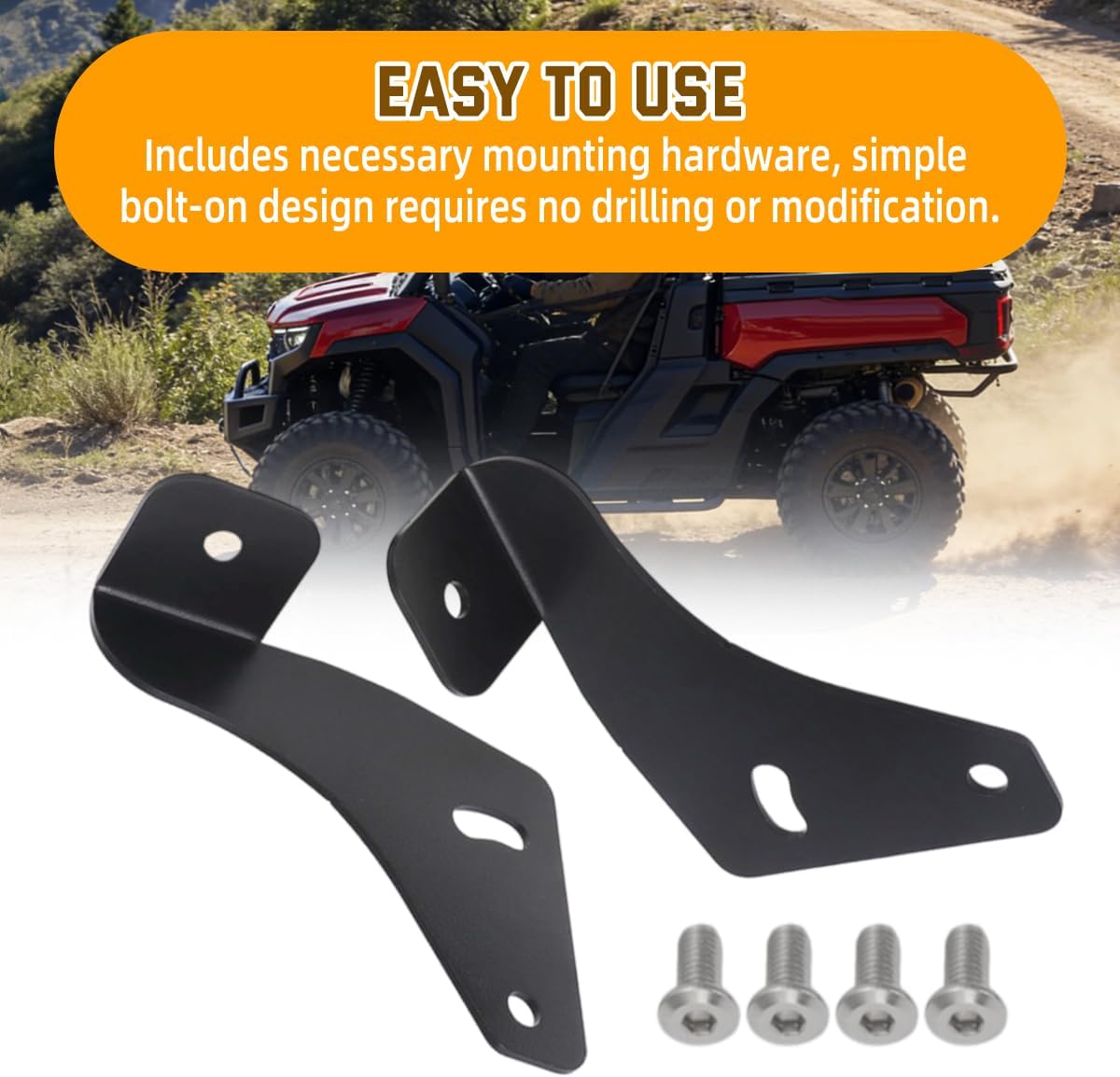 for 2024-2025 CF Moto U10 Pro Front Light Pod Mount, Heavy Duty Metal Light Mounting Bracket