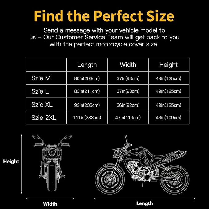 Coverado Motorcycle Cover Waterproof, All Weather Protection Outdoor Full - Image 8