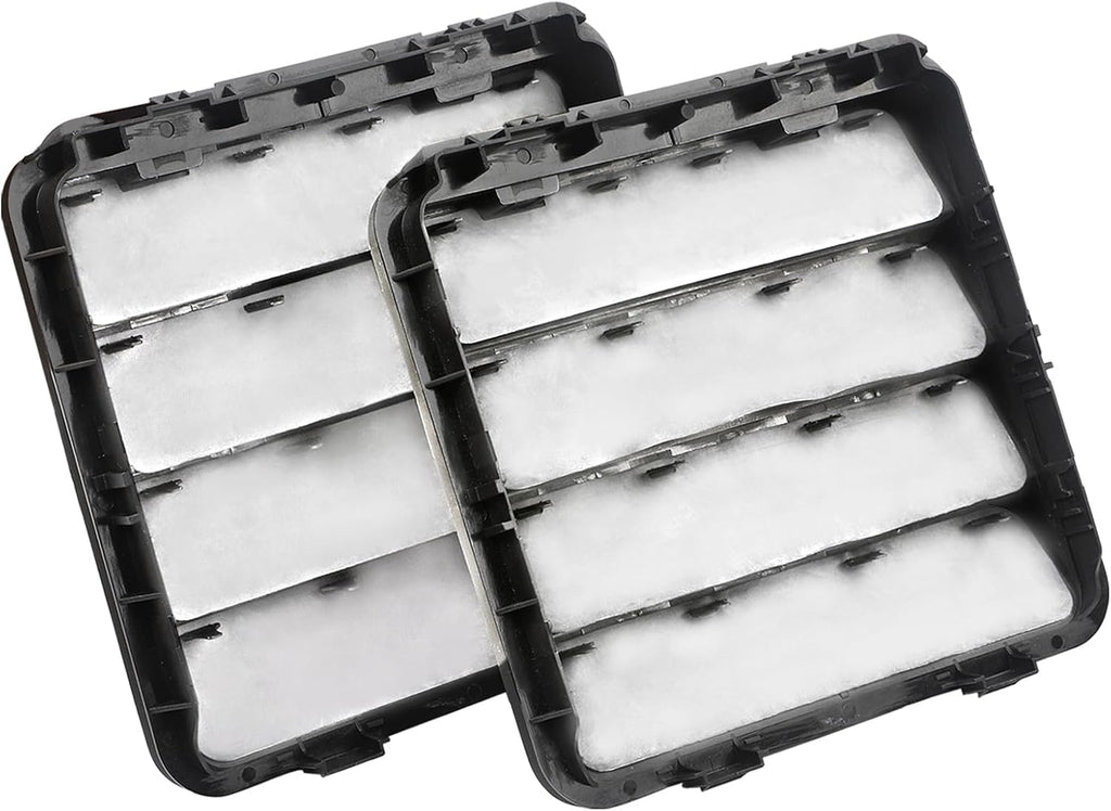 Body Side Aperture Exhauster Cab Vents Compatible with Jeep Dodge Ram 1500 2500 3500 Cab Rear Air Pressure Cabin Vents Replaces# 68323649AB (2Pcs)