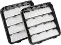Body Side Aperture Exhauster Cab Vents Compatible with Jeep Dodge Ram 1500 2500 3500 Cab Rear Air Pressure Cabin Vents Replaces# 68323649AB (2Pcs)