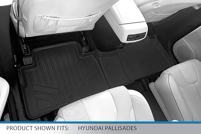 SMARTLINER All Weather Custom Fit Floor Mats 2 Row Liner Set Compatible - Image 4