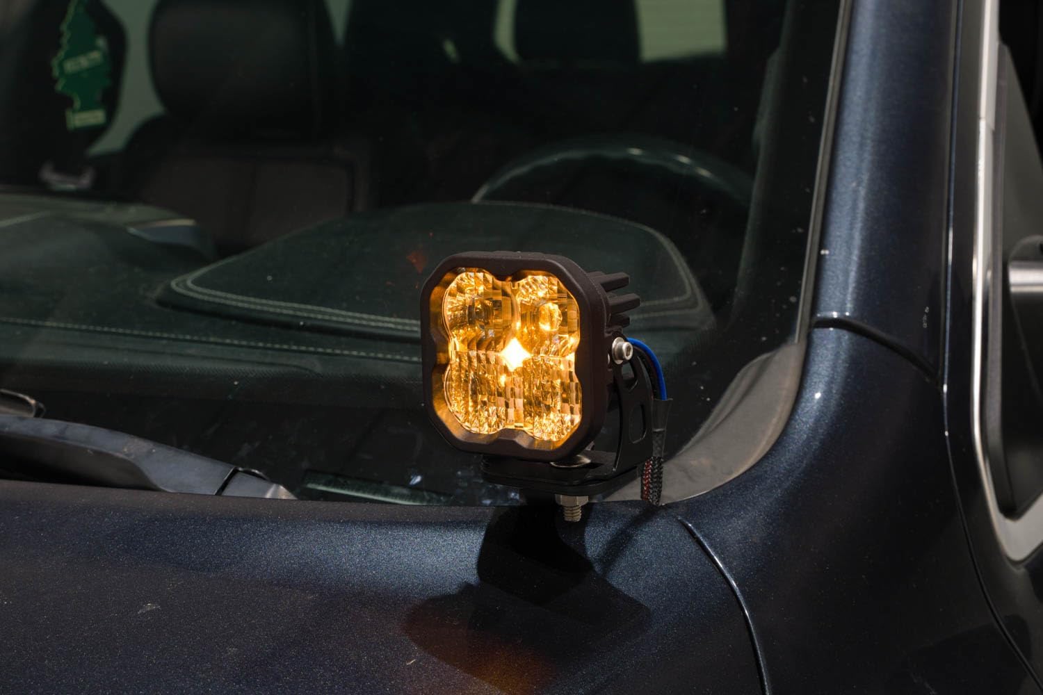 Diode Dynamics Stage Series Backlit Ditch Light Kit compatible with Ram 1500 2019-2024, C2 1.0 Pro Yellow Combo