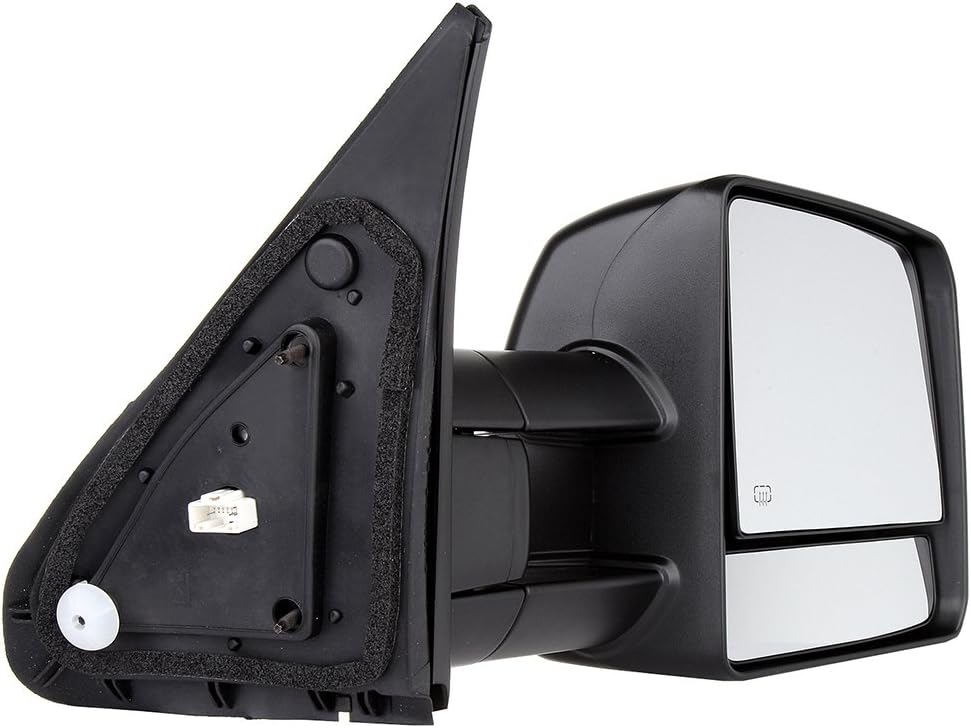 Passenger Side Towing Mirrors Fits 2007-2017 for Toyota for Tundra, Power Adjusted View Mirror with Turn Signal Indicator