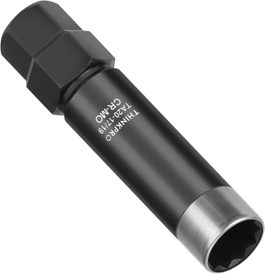 10 Spline Lug Nut Socket for TA20 17/19 10-Spline Lug Nut Tool Key | 10 Point Socket Compatible with Bimecc 10 Spline Lug Nut Key,17,19mm Hex Drive 10 Spline Socket